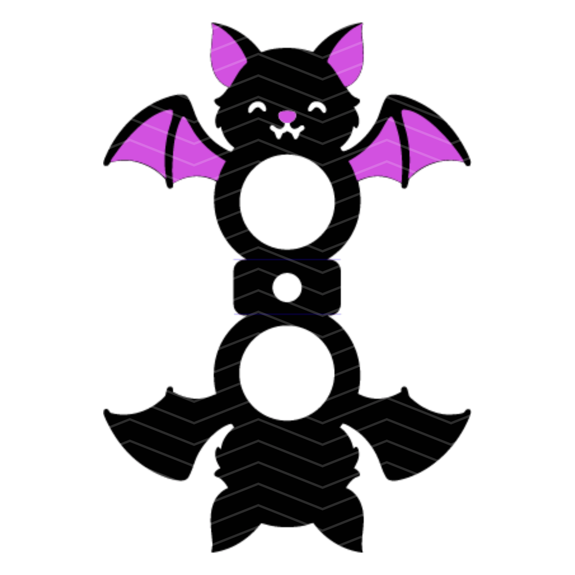 Fladdermus klubbhållare